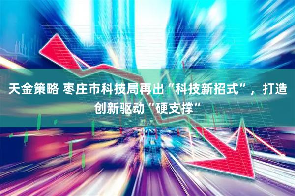 天金策略 枣庄市科技局再出“科技新招式”，打造创新驱动“硬支撑”